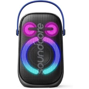 Soundcore Anker Rave Neo 2 Portable Speaker with 80W Stereo Sound, PartyCast 2.0, Light Show, IPX7 Waterproof (Floats on Water) 18H Playtime, Customizable EQ & Bass Up for Party, Tailgating, Backyard