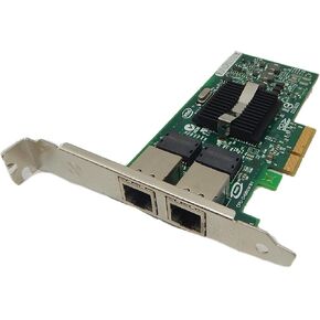 INTEL PRO 1000 PT 2 PORT GIG ETHERNET SERVER PCIE NIC NO DISK NO DOC - EXPI9402PTBLK