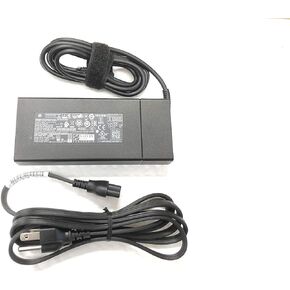 Genuine150W 19.5V 7.7A 4.5mm Slim‑Tip AC Adapter Compatible with HP TPN-DA03 775626-003 for ZBook 15 G3 G4 G5 G6 Studio G3 G4 G5 G6 15U G3 G4 OMEN 15 17 Pavilion Gaming 15 17 EliteBoo 1050 G1