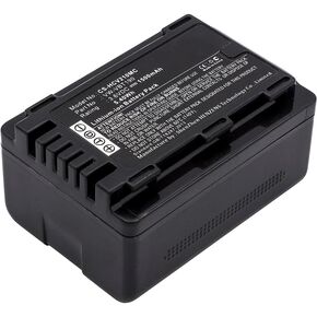 بطارية بديلة لـ Panasonic VW-VBT190 ، PN: VW-VBT190،1500mAh