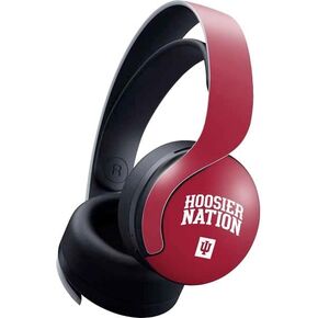 Skinit Decal Gaming Skin Compatible with Pulse 3D Wireless Headset for PS5 - Officially Licensed Indiana University Hoosiers Design