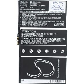 FITHOOD Battery Replacement for Applee iPad 2 16GB Wi-Fi A1397 iPad 2 32GB Wi-Fi A1316 iPad 2 WiFi iPad 2 3G iPad 2 64GB Wi-Fi 3G iPad 2 32GB Wi-Fi 3G A1376 iPad 2 616-0559 616-0561 (7200mAh/3.7V)