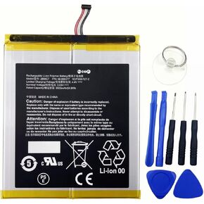 Replacement Tablet Battery Compatible with 58/000/377 2855/C7 A/04/65 3.83V 6500mAh 24.9Wh