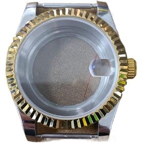 Watch PVD Case 39mm NH35/NH36 Automatic Movement Stainless Steel Sapphire Glass Through The Bottom Watch case