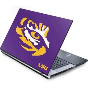Skinit Decal Laptop Skin Compatible with Generic 16in Laptop (13.4in X 9.26in) - Officially Licensed LSU Tiger Eye Logo Design
