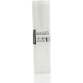 Vacmaster 15 Inch by 50 Foot Full Mesh Vacuum Sealer Roll