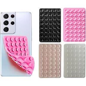 4 Pack Double Sided Silicone Suction Cup Phone Holder, Phone Sticky Grip