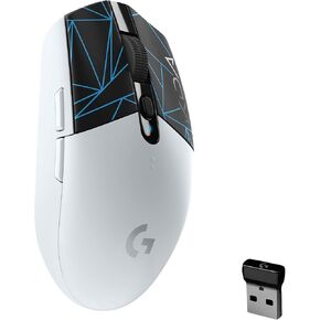 Logitech G305 K/DA LIGHTSPEED Wireless Gaming Mouse - Official League of Legends KDA Gaming Gear - HERO 12,000 DPI, 6 Programmable Buttons, 250h Battery Life, Compatible with PC and Mac (Renewed)