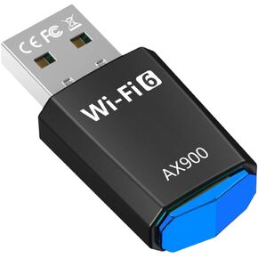 900Mbps | 900M Wi-Fi 6 USaB Adapter Drive Wireletss Network Card 2.4G/5.8G Dual Band WF Ethernet Stable Signal Adapter for Pc Laptop
