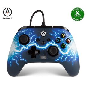 PowerA Enhanced Wired Controller for Xbox Series X|S – Royal Purple, gamepad, wired video game controller, gaming controller, Xbox Series X|S (Renewed)