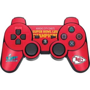Skinit Decal Gaming Skin Compatible with PS3 Dual Shock Wireless Controller - Officially Licensed NFL Kansas City Chiefs Super Bowl LVII Champions Design