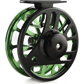 Fly Fishing Reel CNC Aluminum, Lightweight and Corrosion-Resistant, One-Way Bearing, Smooth Brake System