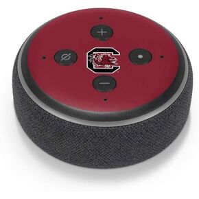 Skinit Decal Audio Skin Compatible with Amazon Echo Dot 3 - Officially Licensed University of South Carolina Gamecocks Logo Red Design