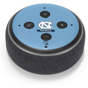 Skinit Decal Audio Skin Compatible with Amazon Echo Dot 3 - Officially Licensed University of North Carolina UNC Tar Heels Design