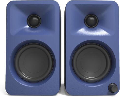 Kanto Orame 100W مكبرات صوت كمبيوتر مرجعية تعمل بمكتبات سطح المكتب مع Bluetooth 5.0 و USB-C إدخال | ثنائية التضخم | 100 هرتز كروس أوتوماتيكي | زوج | القمر (متجدد) (متجدد) in Kuwait