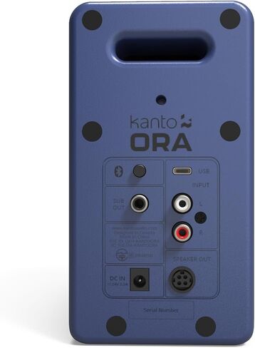 Kanto Orame 100W مكبرات صوت كمبيوتر مرجعية تعمل بمكتبات سطح المكتب مع Bluetooth 5.0 و USB-C إدخال | ثنائية التضخم | 100 هرتز كروس أوتوماتيكي | زوج | القمر (متجدد) (متجدد) in Kuwait