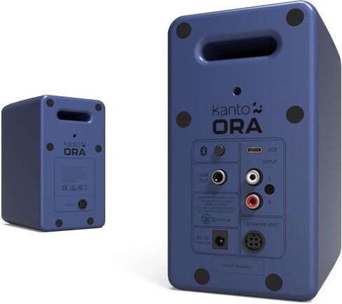 Kanto Orame 100W مكبرات صوت كمبيوتر مرجعية تعمل بمكتبات سطح المكتب مع Bluetooth 5.0 و USB-C إدخال | ثنائية التضخم | 100 هرتز كروس أوتوماتيكي | زوج | القمر (متجدد) (متجدد) in Kuwait