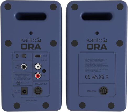 Kanto Orame 100W مكبرات صوت كمبيوتر مرجعية تعمل بمكتبات سطح المكتب مع Bluetooth 5.0 و USB-C إدخال | ثنائية التضخم | 100 هرتز كروس أوتوماتيكي | زوج | القمر (متجدد) (متجدد) in Kuwait