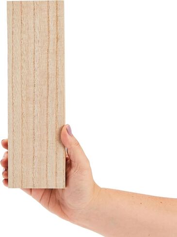 4 Pack Unfinished MDF Wooden Boards for Crafts, 1 Inch Thick Rectangle Wooden Blocks (5 x 3 in) in Saudi Arabia