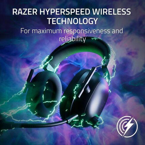 Razer BlackShark V2 Pro Wireless PlayStation Gaming Headset: 50mm Drivers - Wideband Mic - Comfortable Noise Isolating Earcups - for PS5, Console, PC, Mac - Bluetooth, USB-C - 70 Hr Battery - Black in Kuwait