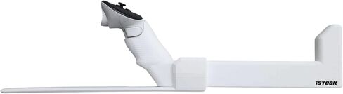 ISTOCK PRO VR Gun Stock متوافق مع Meta Quest 2 و Quest 3 و Quest 3S - Pro Grade ، Wight Weight ، أعلى تصميم للتنقل ، Meta VR Gun Accessories in Kuwait