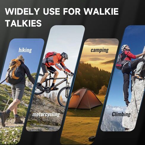 Rechargeable Walkie Talkies Long Range for Kids, Walky Talky VOX with 22 FRS Channels, 99 Privacy Codes Two Way Radio,1200mAh Li-ion Battery, for Camping Hiking Emergency (2 Pack Colorful) in Saudi Arabia