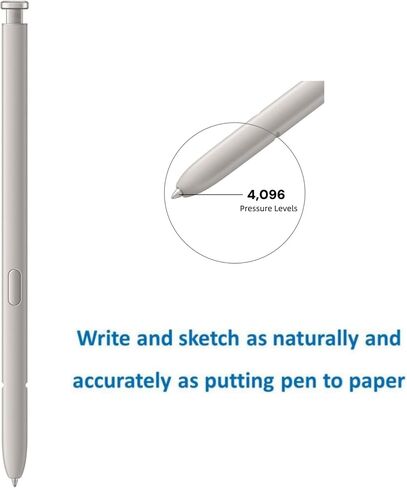 استبدال القلم S25 Ultra S لـ Samsung Galaxy S25 Ultra 5G جميع الإصدارات ، Galaxy S25 Ultra Pen + Tips (رمادي فاتح) in Kuwait