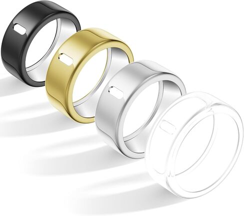 4 Pack Cover Compatible with Oura Ring Gen 4/Oura Ring Gen 3 Horizon/3 Heritage, Charging Derectly, Anti-Scratch TPU Protector for Women Men Working Out Gym in Saudi Arabia