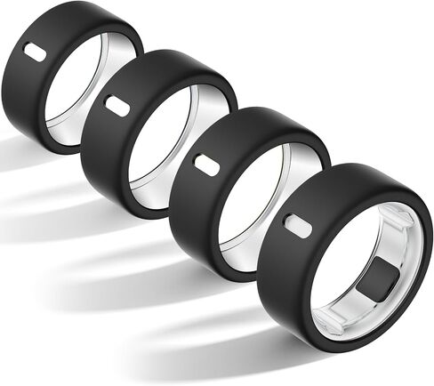 4 Pack Cover Compatible with Oura Ring Gen 4/Oura Ring Gen 3 Horizon/3 Heritage, Charging Derectly, Anti-Scratch TPU Protector for Women Men Working Out Gym in Saudi Arabia
