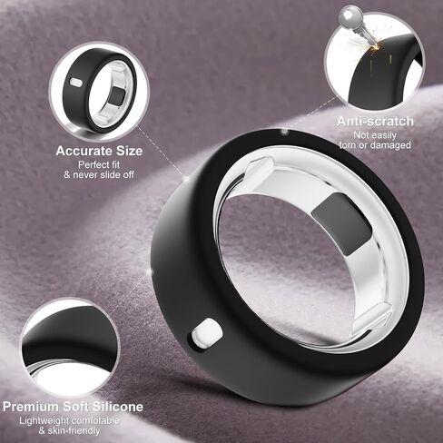 4 Pack Cover Compatible with Oura Ring Gen 4/Oura Ring Gen 3 Horizon/3 Heritage, Charging Derectly, Anti-Scratch TPU Protector for Women Men Working Out Gym in Saudi Arabia