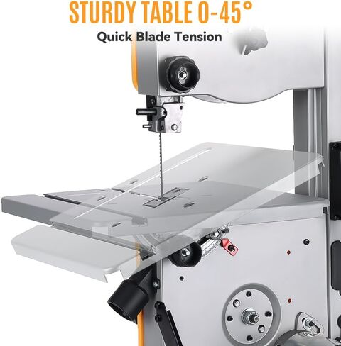 Hoteche 12-Inch Band Saw 7-Amp Two-Speed Benchtop with Stand for Woodworking and Metal Cutting, 1HP in Saudi Arabia