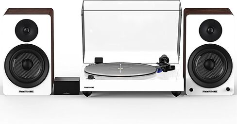 Fluance Reference RT85 High Fidelity Vinyl Turntable (Piano Black), PA10 Phono Preamp and Ai61 Powered 6.5" Bookshelf Speakers (Black Ash), Ortofon 2M Blue Cartridge, 120W Class D Amplifier, Bluetooth in Saudi Arabia