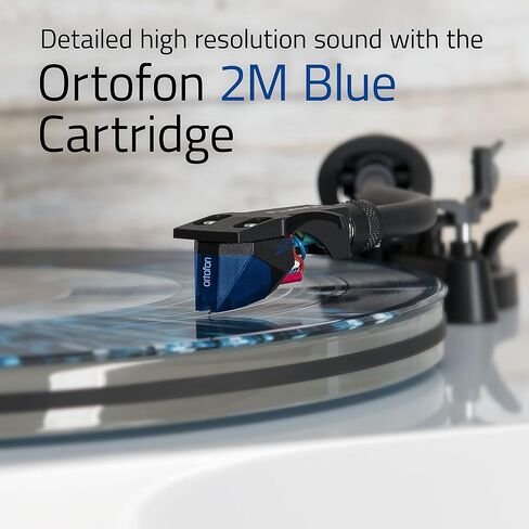 Fluance Reference RT85 High Fidelity Vinyl Turntable (Piano Black), PA10 Phono Preamp and Ai61 Powered 6.5" Bookshelf Speakers (Black Ash), Ortofon 2M Blue Cartridge, 120W Class D Amplifier, Bluetooth in Saudi Arabia