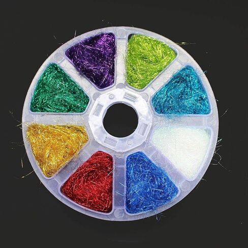 12 Colors ICE Dubbing Box Ice Dub Wing Body Trout Nymph Fly Fishing Tying Materials in Saudi Arabia