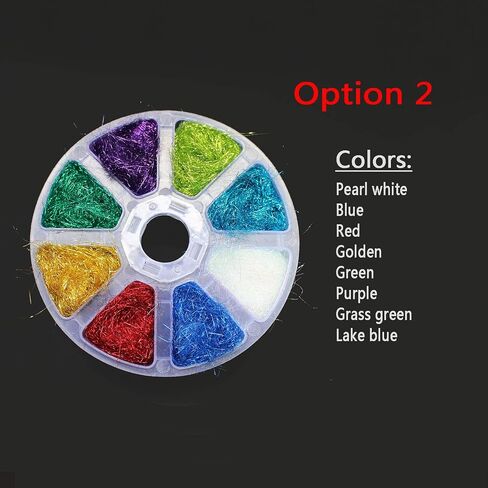 12 Colors ICE Dubbing Box Ice Dub Wing Body Trout Nymph Fly Fishing Tying Materials in Saudi Arabia