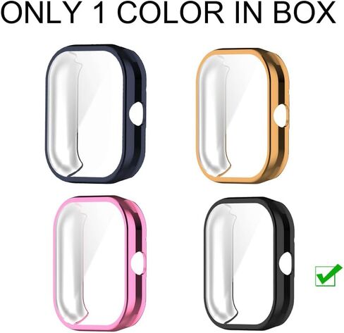 حالات مشاهدة متوافقة مع Woneligo و Faweio و Amzhero و Toobur و Vrpefit و Konitee و Gydom للغاية IDW13 1.8 "Smart Watch ، TPU Case مع حامي الشاشة ، حماية Watch Body & Screen in Kuwait