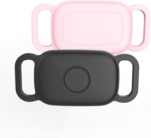 [2 حزمة] حامل طوق الكلاب لـ Tile Pro 2024 Tracker ، علبة السيليكون المقاومة للماء لـ Tile Life360 Pro ، مكتشف الغطاء المرن الخدش المرن لملحقات قلادة القط (الأزرق/الوردي) in Kuwait