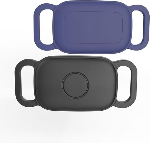 [2 حزمة] حامل طوق الكلاب لـ Tile Pro 2024 Tracker ، علبة السيليكون المقاومة للماء لـ Tile Life360 Pro ، مكتشف الغطاء المرن الخدش المرن لملحقات قلادة القط (الأزرق/الوردي) in Kuwait