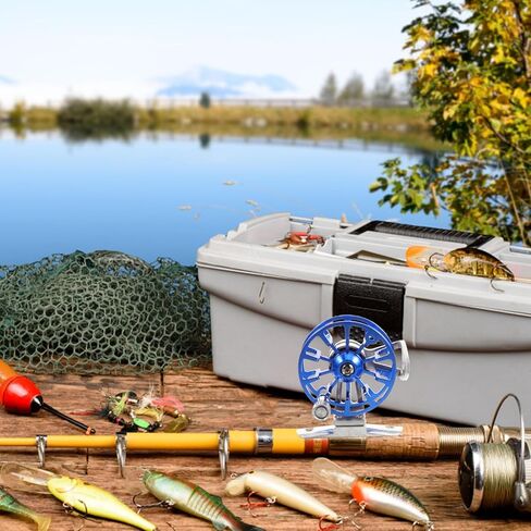 بكرة الصيد في الهواء الطلق عجلة قطب الصيد سبيكة سبيكة لتصميم الأسماك البحرية لتصميم خفيفة الوزن للمبتدئين الصيادين وصيادين ذوي الخبرة in Kuwait