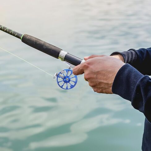 بكرة الصيد في الهواء الطلق عجلة قطب الصيد سبيكة سبيكة لتصميم الأسماك البحرية لتصميم خفيفة الوزن للمبتدئين الصيادين وصيادين ذوي الخبرة in Kuwait