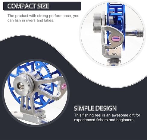 بكرة الصيد في الهواء الطلق عجلة قطب الصيد سبيكة سبيكة لتصميم الأسماك البحرية لتصميم خفيفة الوزن للمبتدئين الصيادين وصيادين ذوي الخبرة in Kuwait