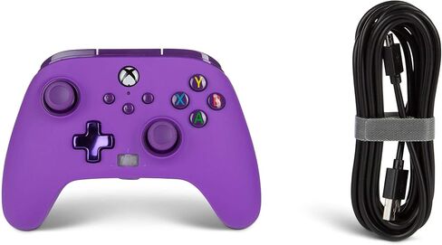 PowerA Enhanced Wired Controller for Xbox Series X|S – Royal Purple, gamepad, wired video game controller, gaming controller, Xbox Series X|S (Renewed) in Saudi Arabia