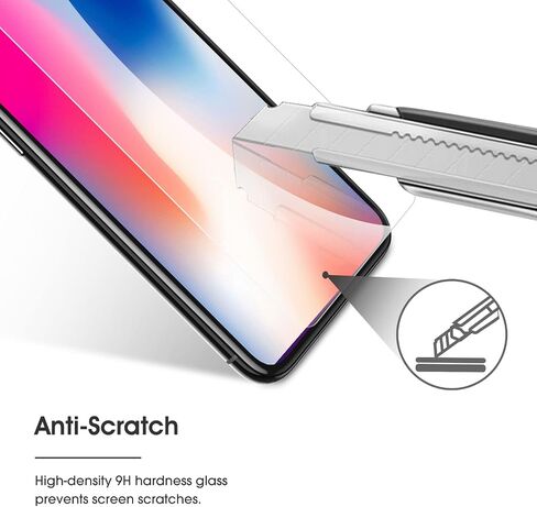 Omoton 3 Pack for iPhone 16E Screen Protector 2025 6.1 بوصة ، واقي شاشة زجاجي مقسى لـ iPhone 16E ، خالي in Kuwait