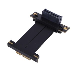 GPU Riser Cable, PCIE 4.0 Riser Cable Male to Female Flexible for PC (5cm)