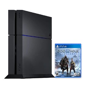 PlayStation 4 500GB Console (No Controller) with God of War: Ragnarok PS4 Game Disc - PS4 Gaming System (Renewed)