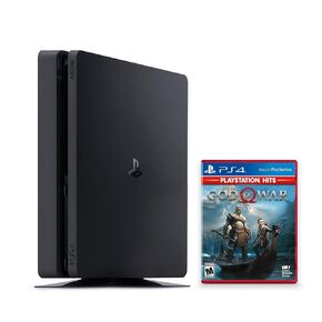 PlayStation 4 Slim 1TB Console (No Controller) with God Of War PS4 Game Disc - PS4 Gaming System [video game] [video game] (Renewed) [video game]