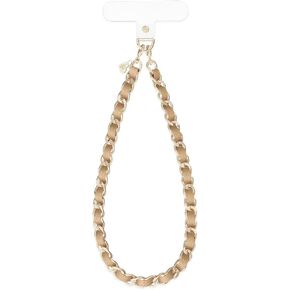 VELVET CAVIAR Leather Chain Phone Charm Wrist Strap - Cute Lanyard Accessory for Women - Fits all Phone Cases