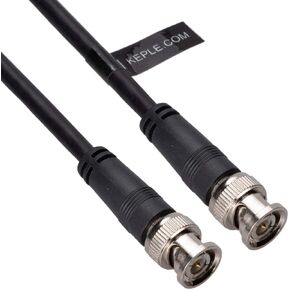 Coaxial Cable Lead 10m (BNC Male Plug to BNC Male Plug) RG59 BNC Coupler 75 Ohm Ω Video Cord Pure Copper Conductors for TV Security Systems