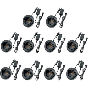 10 Pack NTN8831A NTN8831 NTN1667 Rapid Charger for Radio NNTN7335 XTS5000 XTS3000 XTS2500 XTS2250 XTS1500 XTS3500 HT1000 MTS2000 NNTN6034 NTN9858 NTN8923 NTN8294 NTN7143 NTN7144 WPLN4114