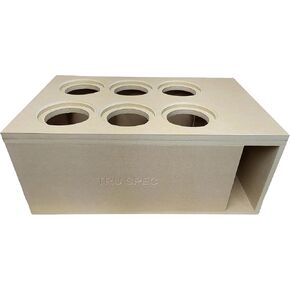 Tru Spec Back Vented Prefab Six Up Port 6.5" Subwoofer Enclosure